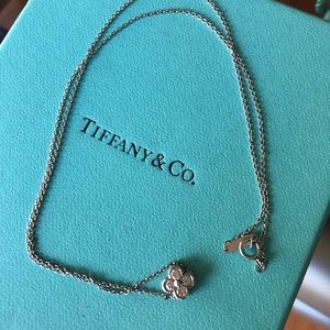 Tiffany & Co. diamond necklace and earrings